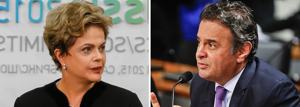 A presidente Dilma Rousseff reagiu nesta quinta (9), na Rússia, às críticas da oposição de que ela teria passado por cima do Tribunal de Contas da União (TCU) e do Tribunal Superior Eleitoral (TSE) na entrevista que concedeu ao jornal Folha de S.Paulo, quando afirmou que não vai cair; para Dilma, golpista “é quem prejulga”; “Em momento algum da minha entrevista eu passei por cima de nenhuma instituição. O TCU ainda nem deu um parecer definitivo sobre as minhas contas. Eles abriram a possibilidade de nós nos explicarmos, e nós vamos nos explicar bem explicado. A mesma coisa o TSE”, disse; ela ironizou a crítica do senador Aécio Neves (PSDB) de que o PT é golpista; “Quem é golpista mostra na prática as suas tentativas, que começam por prejulgar uma instituição”, afirmou