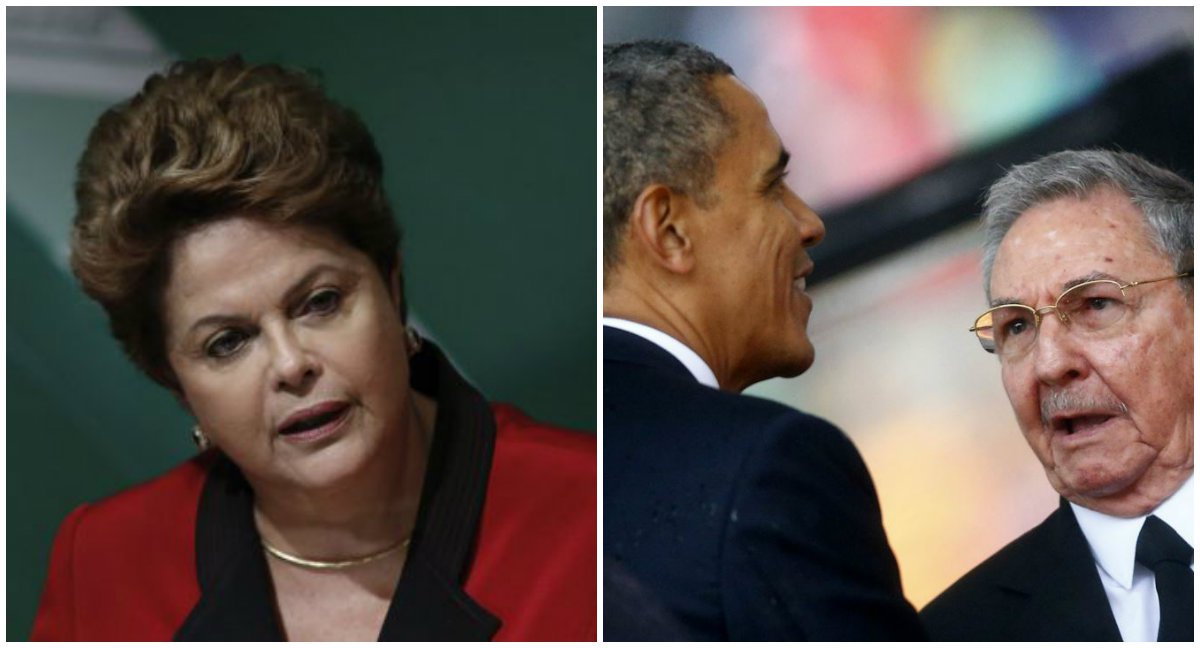 Em entrevista a editores da América Latina, Dilma Rousseff diz que pronunciamentos dos presidentes Barack Obama e Raúl Castro "têm um significado histórico" e que aproximação dos dois países "terá um forte e positivo impacto" em todo o continente; "Espero que, na esteira das importantes decisões dos últimos dias, tenhamos muito em breve o fim do embargo econômico que ainda pesa sobre Cuba", acrescentou a presidente; sobre denúncias de corrupção, ela afirmou aos jornalistas que sua indignação "é a mesma de todos os brasileiros" e que sob seu governo, "nada é engavetado"