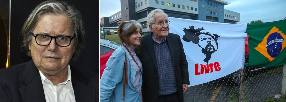 PML: visita de Chomsky a Lula refirma grandeza mundial do ex-presidente
