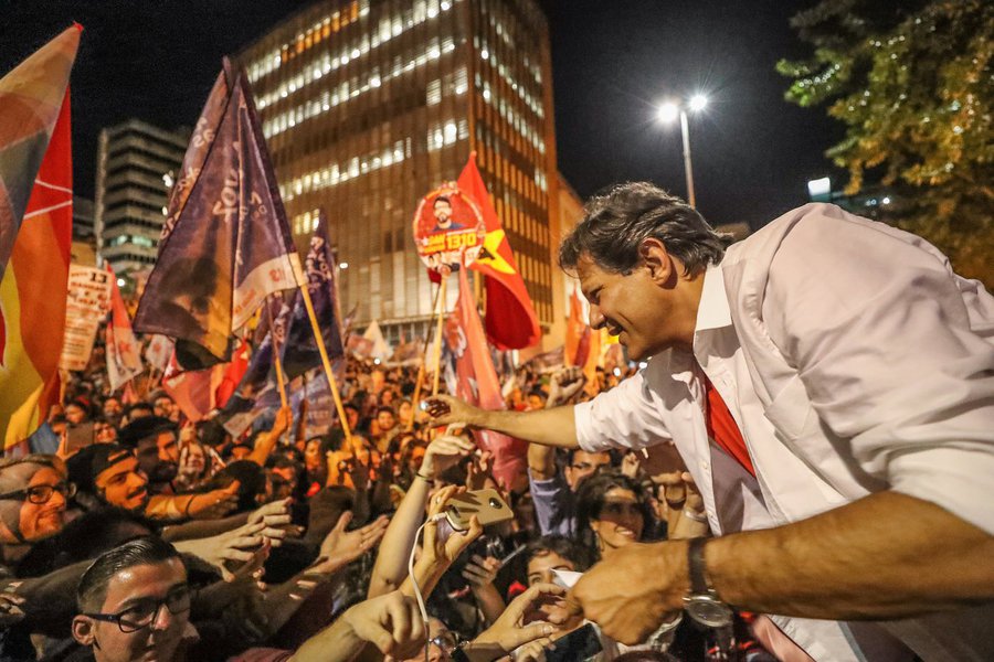 Haddad cresce e se qualifica como líder contra Bolsonaro
