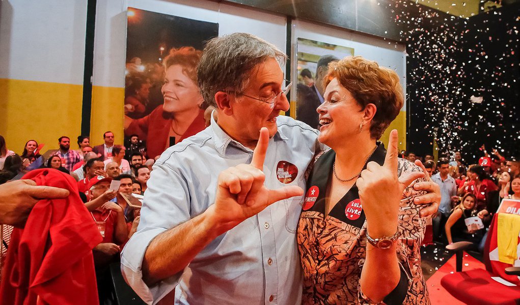 Lula: meu desejo era estar correndo Minas por Pimentel e Dilma