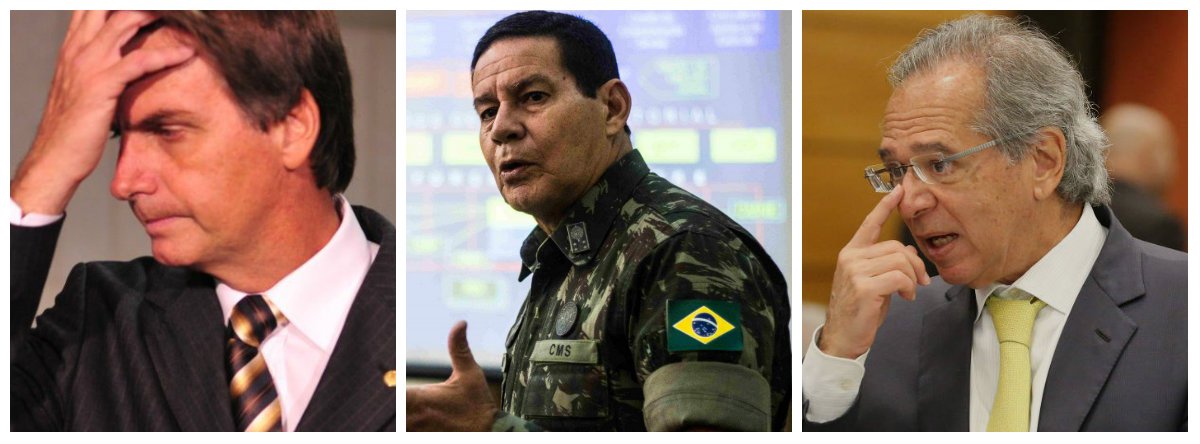 Irritado, Bolsonaro manda Mourão e Guedes ficarem quietos