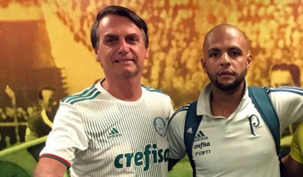 Felipe Melo pisa na bola e faz Palmeiras rimar com Bolsonaro