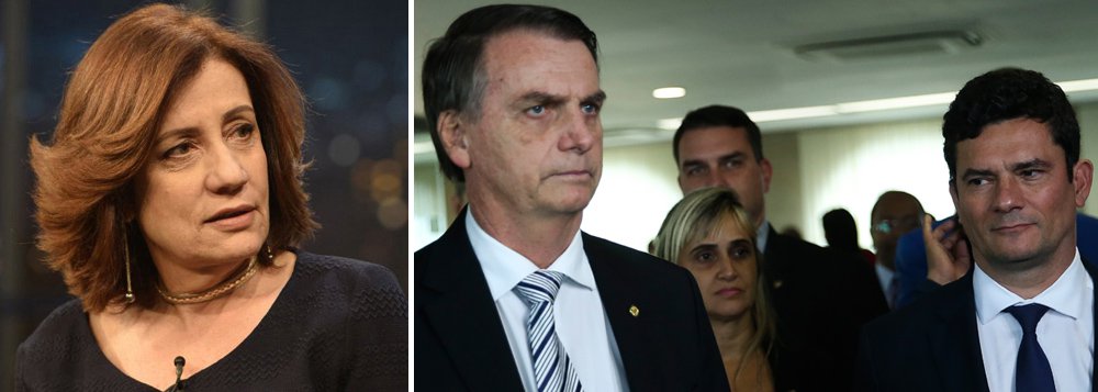 Miriam Leitão cobra de Moro e dos Bolsonaro explicação convincente sobre o caso Queiroz
