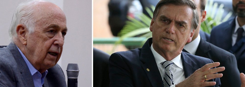 Contra o autoritarismo de Bolsonaro, Bresser lança manifesto pela democracia