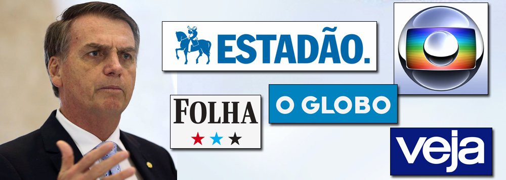 Bolsonaro cortará verba da mídia tradicional que o apoiou