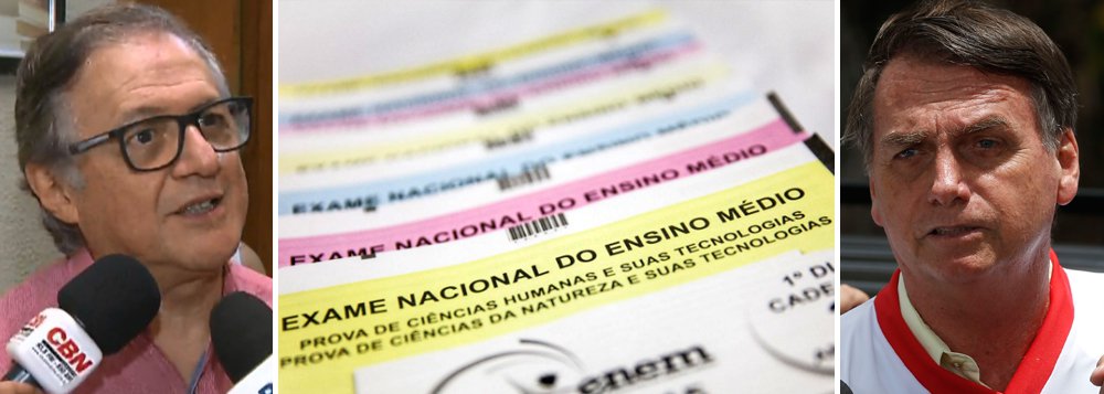 Vélez Rodríguez anuncia que Bolsonaro irá censurar Enem