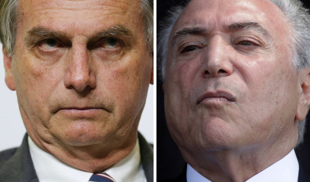 Temer confirma: Bolsonaro é a continuidade do seu governo