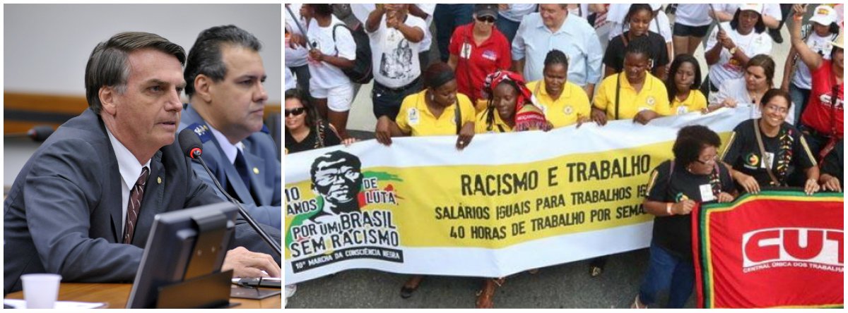 CUT: negros temem mais retrocessos com Bolsonaro