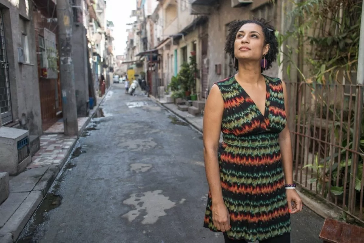 Marielle Franco é homenageada na Marcha Nacional Lula Livre