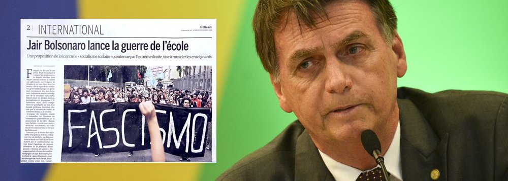 “Bolsonaro inicia guerra nas escolas”, diz Le Monde