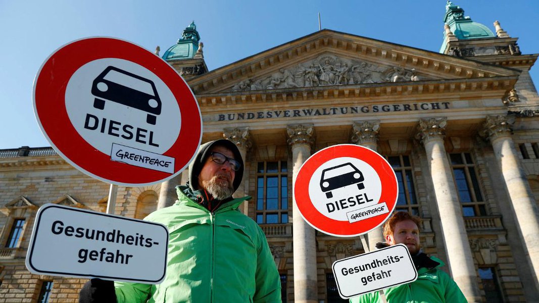 Tribunal da Alemanha determina banimento de carros a diesel em parte do país