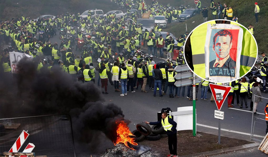 França tem 2º dia de protestos contra Macron, cuja popularidade despenca