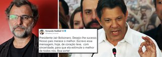 Sobre o tweet de Haddad para Bolsonaro