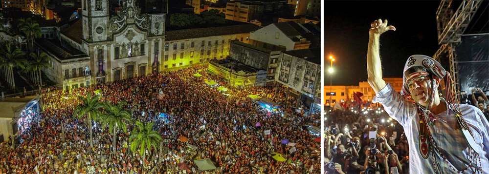 Ato gigantesco em Recife marca virada e Haddad aposta na vitória