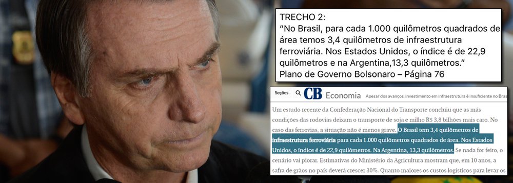 Plano de governo de Bolsonaro é fake