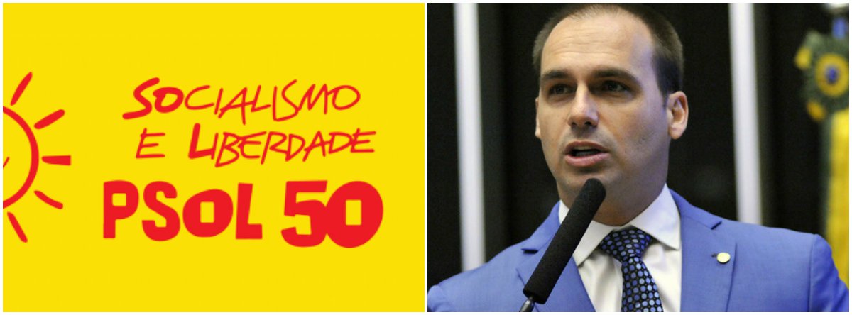 Em nota, PSOL repudia declarações de Eduardo Bolsonaro