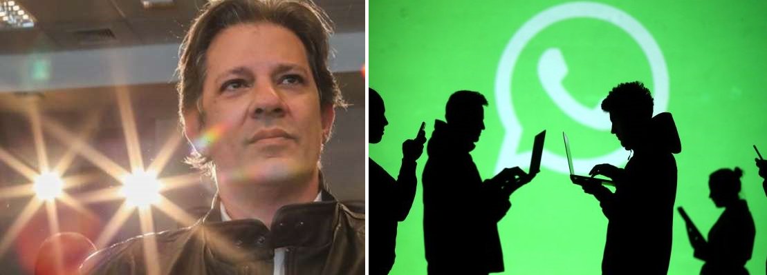Empresas bancam campanha ilegal contra Fernando Haddad pelo WhatsApp