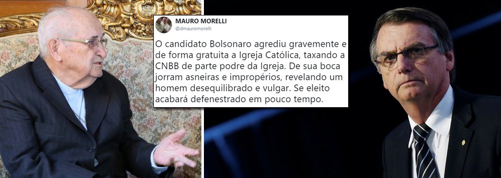 Dom Mauro Morelli rebate críticas de Bolsonaro à CNBB: desequilibrado e vulgar
