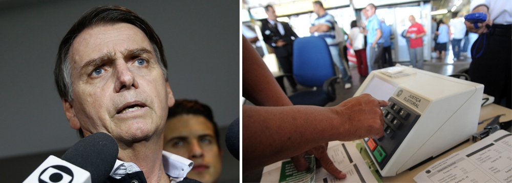 Bolsonaro, que pede volta de voto impresso, já defendeu uso da urna eletrônica