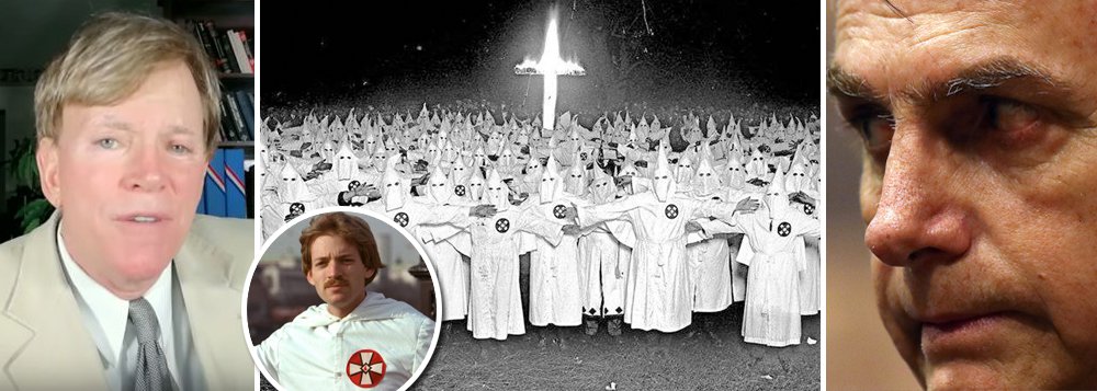 Liderança da Ku Klux Klan declara apoio a Bolsonaro: 'ele soa como nós'