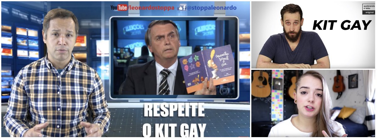 Vídeos desmascaram kit gay, maior fake news de Bolsonaro 