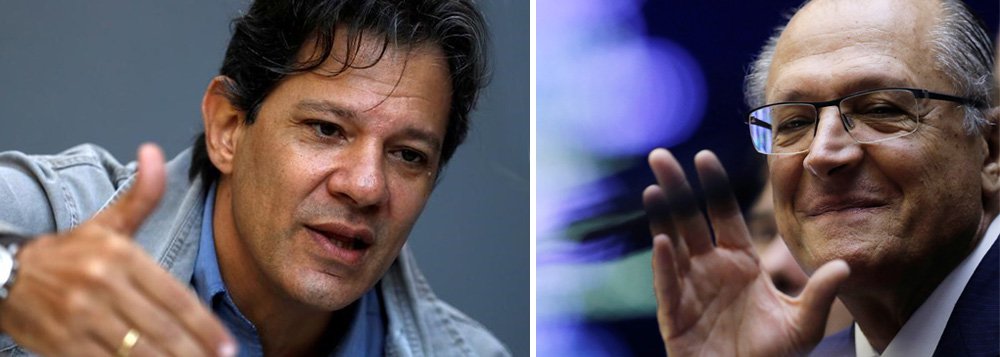 Haddad herda mais votos de Alckmin do que Bolsonaro, segundo Datafolha