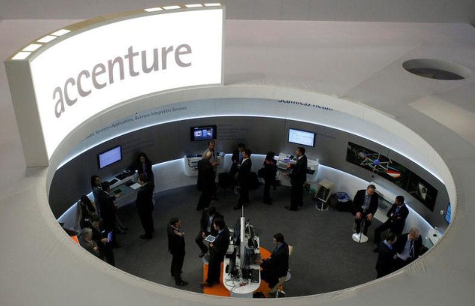 Previsão de lucro anual da Accenture fica abaixo das estimativas