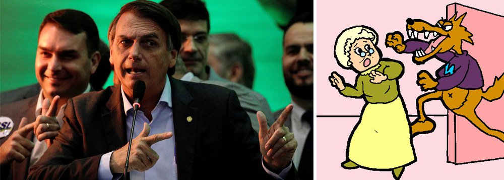Bolsonaro prepara manifesto: lobo mau promete não comer a vovozinha