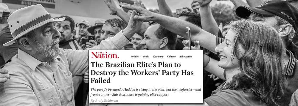 The Nation: plano das elites brasileiras de destruir o PT fracassou
