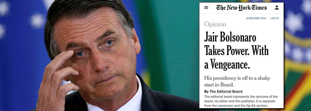 New York Times detona Bolsonaro e prevê: Brasil terá um ano fatídico