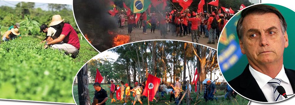 Governo Bolsonaro manda parar reforma agrária  