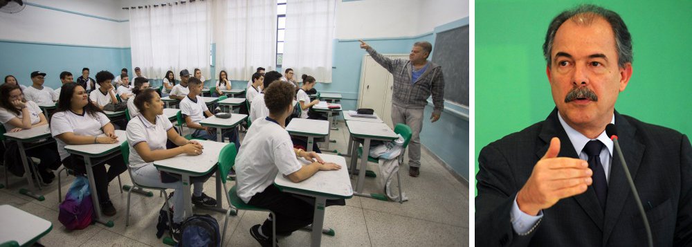 Decreto de Bolsonaro militariza escolas. Mercadante reage