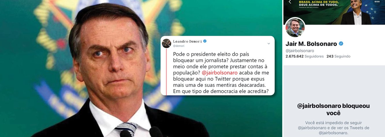 Bolsonaro bloqueia editor do Intercept em seu Twitter