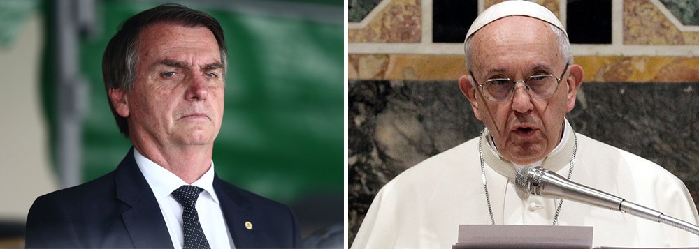 Papa defende pacto sobre migração que Bolsonaro decidiu abandonar