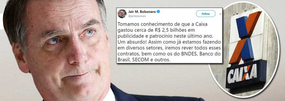 Acossado, Bolsonaro fala em cortar publicidade oficial da mídia