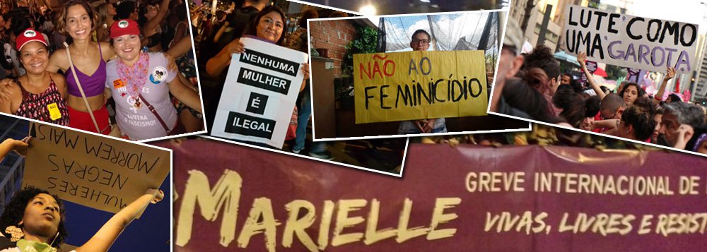 Mulheres vão às ruas do País por igualdade de direitos e contra Bolsonaro