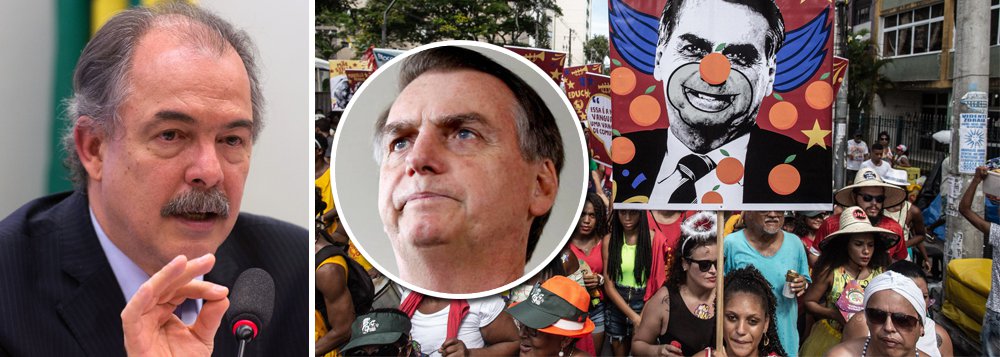 Mercadante: o nome da crise é Bolsonaro