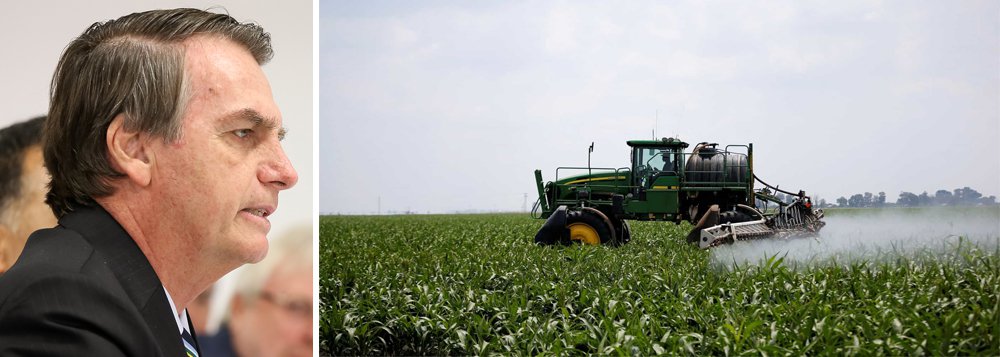 Na farra do agronegócio, governo Bolsonaro libera 3 agrotóxicos a cada 2 dias