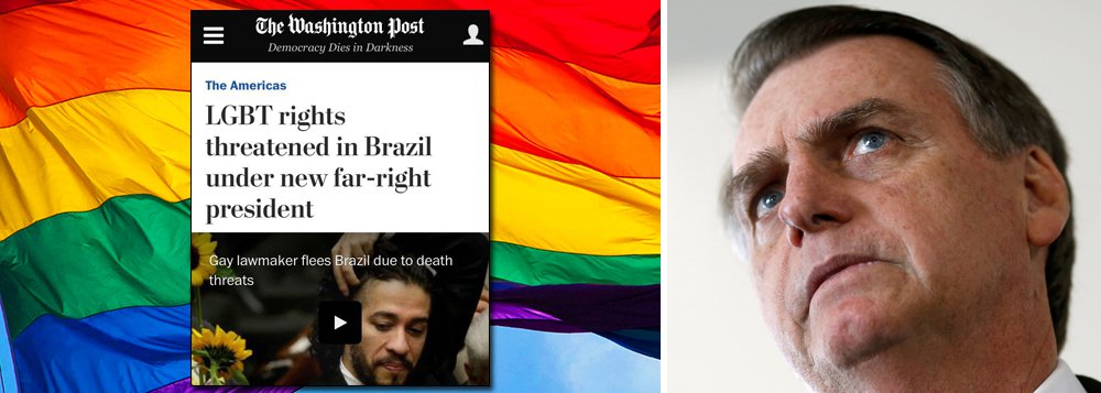 Washington Post: direitos LGBT estão sob ataque com Bolsonaro