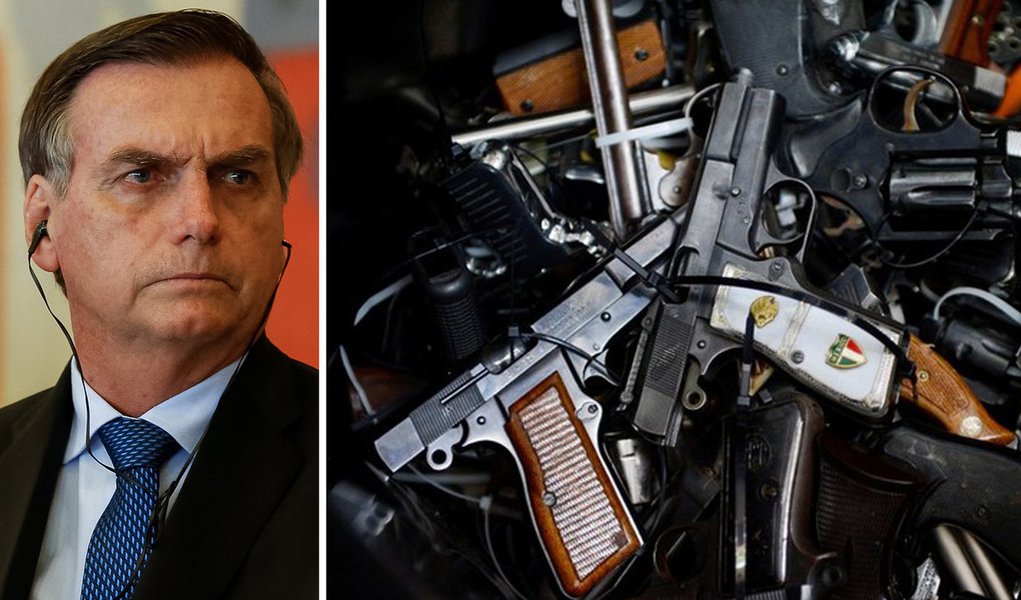 Bolsonaro deu sinal verde para proposta que libera porte de armas, diz jornal