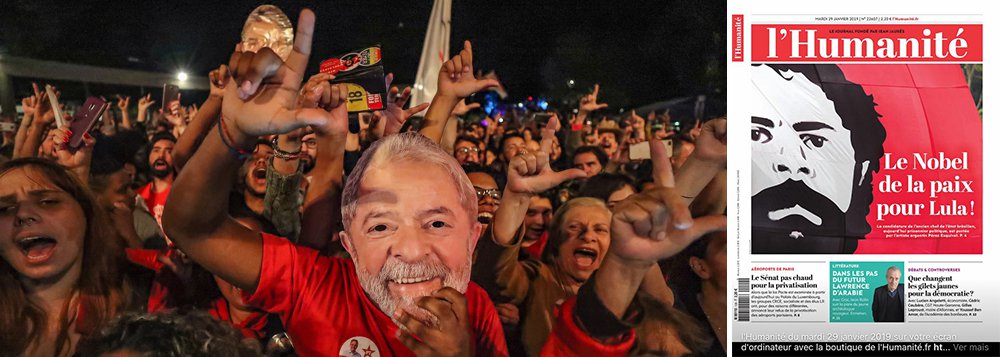 Jornal francês abraça a causa de Lula Nobel da Paz