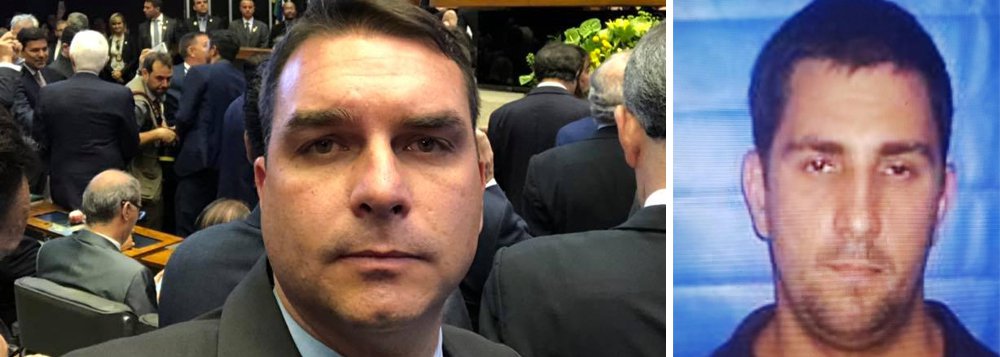 Ex-PM estava preso por homicídio quando Flávio Bolsonaro o homenageou