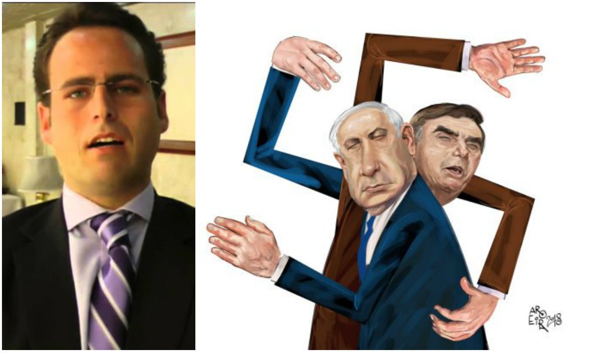 Filho de Fux processa chargista por crítica a Bolsonaro e Netanyahu