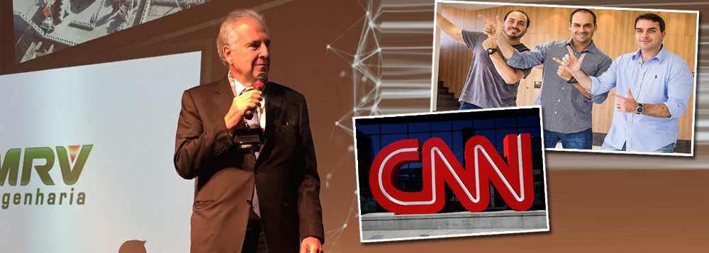 Dono da CNN Brasil é bolsonarista, defende militares e os filhos do clã