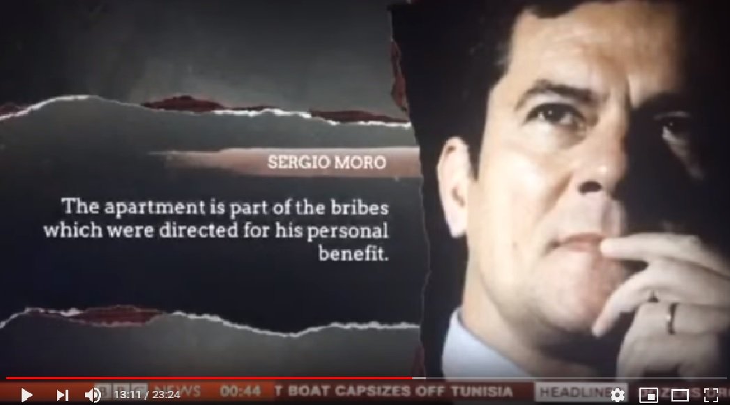Sergio Moro foi desmascarado à imprensa mundial no documentário da BBC