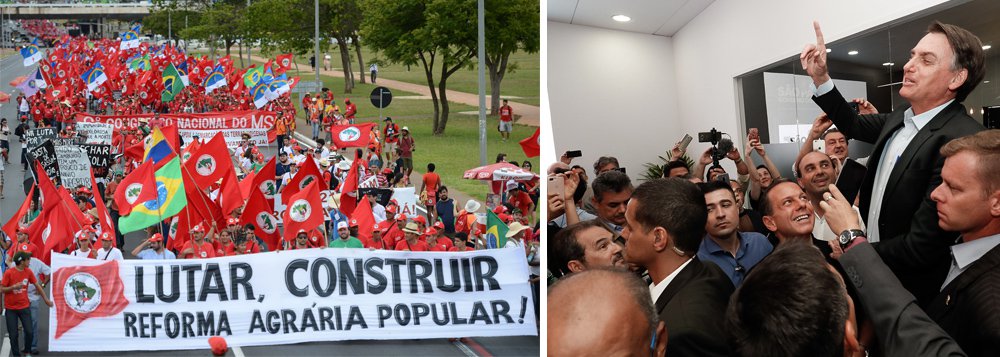Bolsonaro quer lei para isentar fazendeiros que atirarem em sem terra