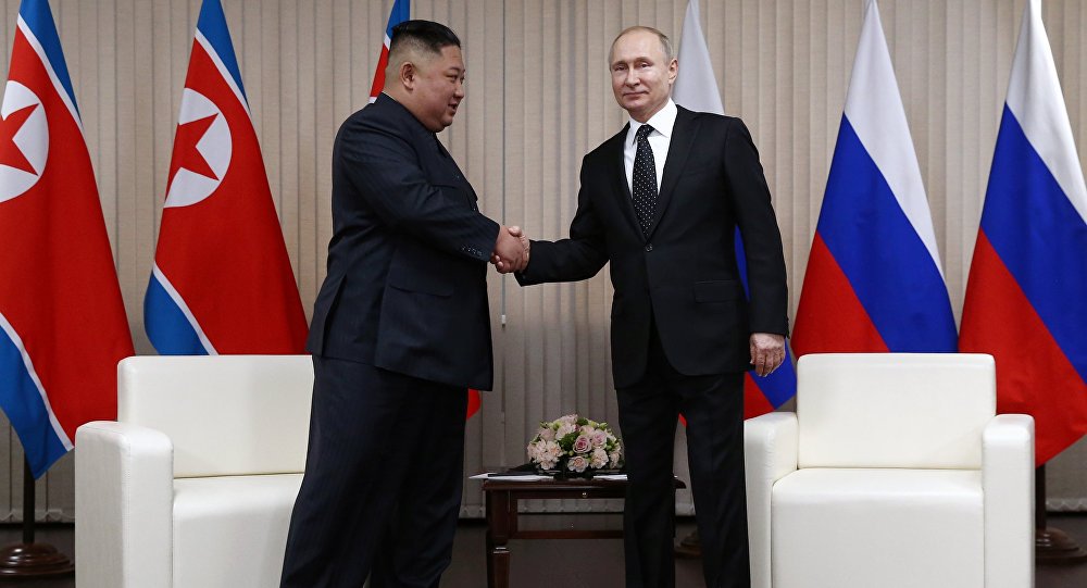 Putin e Kim Jong Un realizam encontro 'construtivo'