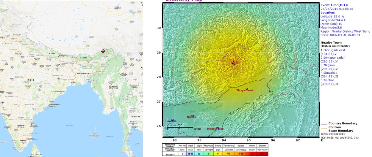Índia é atingida por terremoto de magnitude 6,1