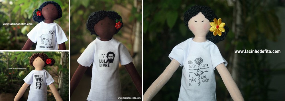 Artesã lança coleção de “bonecas progressistas”
